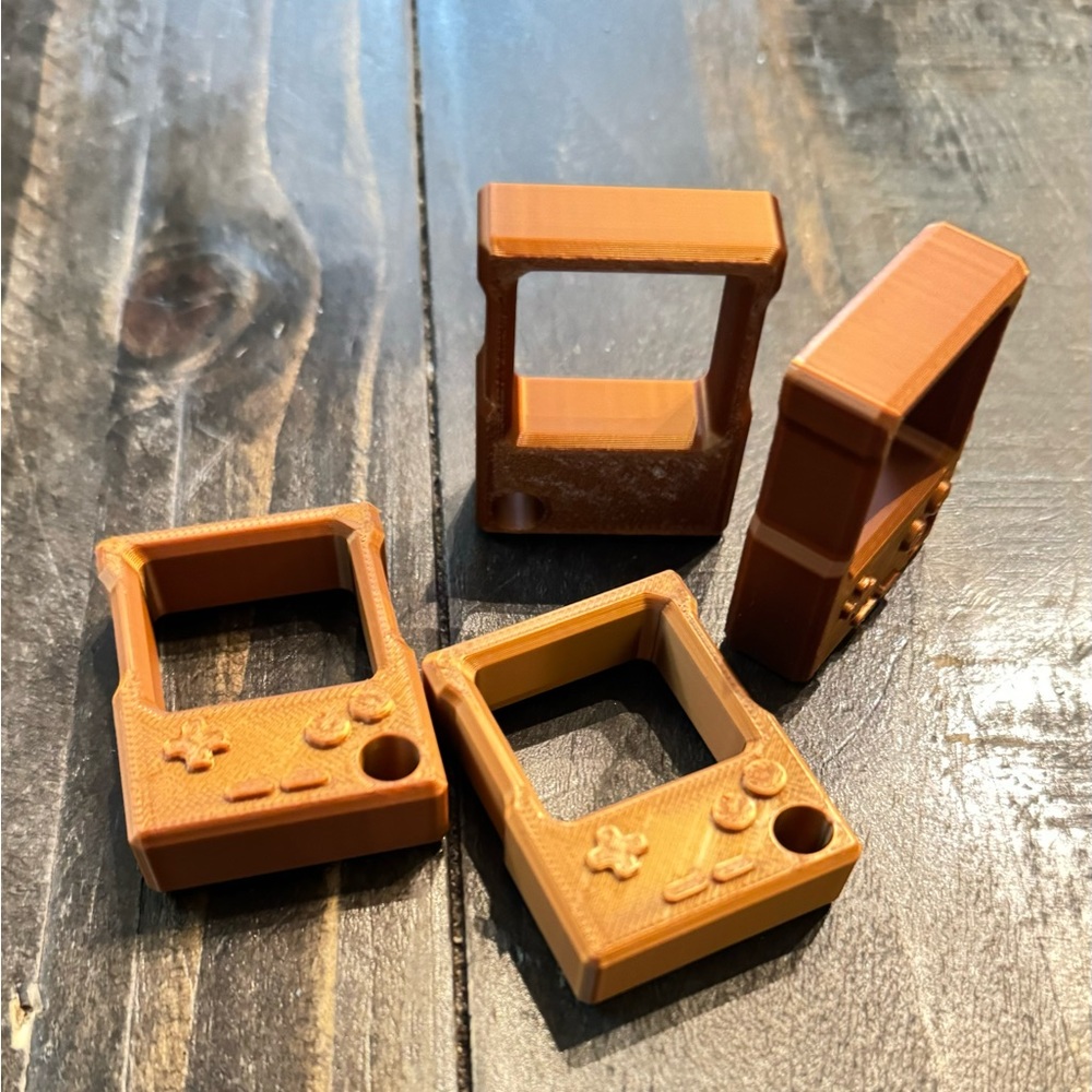 Solid PLA Reinforced Bronze Nintendo Gameboy Knuckle